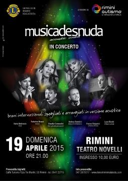 Musicadesnuda in concerto Rimini Teatro Novelli - 19 aprile 2015 ore 21,00