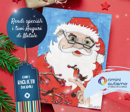 Biglietti natalizi Solidali Rimini Autismo OdV