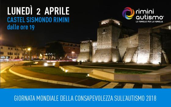 A Rimini, Castel Sismondo si colora di blu